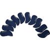 XIGACGEH 10 coperture per putter da golf, copertura in ferro da golf in neoprene | Copritesta per mazze da golf, trasparente, trasparente, in neoprene spesso, adatto alla maggior parte delle marche