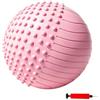 Generic Palla Pilates in PVC per il lavoro di forza | Urti rialzati e ampie scanalature, varie texture di esercizio, formato gonfiabile per attività di allenamento correlate ed