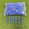 LM sports Tee da golf in plastica, 100 pezzi, 6 cm, colore: blu