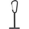 MoSundi Dispenser portatile per pesca a mosca con elastico | Finitura anodizzata nera, resistente, leggera da 25 g, adatta per giubbotti da pesca a mosca, previene la perdita