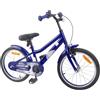 FREWGQPF Bicicletta per Bambini 18 Pollici in Acciaio Blu Scuro per 5-7 Anni | Telaio acciaio,ruote 18 pollici,freni tiro lineare e coaster,sella anatomica,parafanghi,impugnature gomma,1
