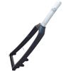 Generic Forcella anteriore rigida in lega di alluminio da 20 pollici | Freno a disco, forcella senza denti for bici pieghevole 406, 28,6 mm, 100 mm