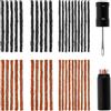 ZIHUIEU 40 Pezzi 3,5/6 mm Vermicelli Tubeless + 1 Trapano per Forcella | Kit Riparazione Tubeless Mtb, Kit Riparazione Camera D'aria Bici, Accessori di Riparazione di Emergenza per Ciclismo