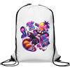 Generic Sacca da palestra casual con scritta Relaxed Retro Red Panda Godendo Vibes, colore bianco