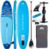CampSup Aqua Marina Vapor 10'4 Aqua Splash 2026 - Tavola gonfiabile per principianti - Stand Up Paddle Board Set completo - Limited Edition Blu