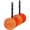 MoSundi per presta Valve Bike Tube 45mm per Mountain Road 26 per presta | Peso ultraleggero 80g, rotoli compatti per ricambio, per materiale TPU, facile portabilità, pronto per la gara