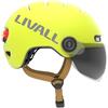 LIVALL Casco da bicicletta Bluetooth con luci LED e visiera, Casco da ciclismo intelligente per adulti, uomini e donne, allarme SOS e impermeabile, Casco da bicicletta per pendolari e scooter urbani