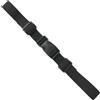 Generico Adjustable Backpack Front Strap, Slick Black Wear-Resistant, Sternum Strap | 14.57x0.98 inches Travel Portable Backpack Accessories for Travel, Camping, Hiking, Adventures, Backpacking
