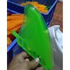 MoSundi Pinna coda grande per tavola da surf stabile paddle Balance verde | Costruzione leggera in PVC, superficie liscia, facile installazione, fissaggio stabile, adatto per principianti