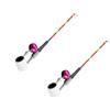 Generic Allarme pesca LED con attacco a clip | Attacco a clip sulla punta dell'asta, indicazione LED per pesca fluviale e serbatoio, bracci a molla a spirale accoppiati