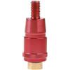 Tkidplw 1Pc pesca guadino connettore lega di alluminio Net Rod | Lega di alluminio, pesca Landing Dip, parti di canna netta, adattatore di rilascio per attrezzi da pesca