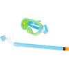 ifundom Set da Snorkeling per Maschera e Tubo, Visione Chiara | Silicone e ABS, Bordo Morbido e Boccaglio Alimentare, Fascia Regolabile e Copertura Ampia