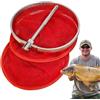Zasdvn Cestini per pesci, Cestini per pesci catturati Gabbia per portatile | Galleggiante per la pesca subacquea con esca, gamberi, pesciolini,