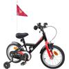 FREWGQPF Bicicletta per Bambini 14 Pollici in Acciaio, Nero | Adatta da 3 a 5 anni, ruote in acciaio e gomma, dimensioni 104 cm, freni classici, singola velocità, manubrio e sella