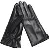 FCfpxwtz Guanti da donna in pelle | Black Winter Riding Guida Pendolarismo: utilizzo quotidiano