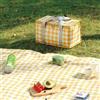 Vilgftyiet Borsa termica morbida da 30 litri, grande capacità, borsa termica per il pranzo, pieghevole, per picnic all'aperto, verde e rosso