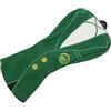 Luocute Head Cover PU Pelle Ibrido Legno Protettore (5 wood club cover) | Pelle sintetica premium, apertura elastica sul collo, targhetta con numero rotante, interno in morbido peluche, stile verde