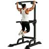 HOUOOFVA Power Tower - Stazione per trazioni autoportante, 165-210 cm, dip station | Robusta struttura in acciaio, piedini antiscivolo, per trazioni, dip, sollevamento gambe e allenamento versatile in palestra