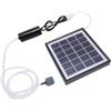 Auratrove 10W ad alto rendimento per la pompa di aria solare USB alimentato per | Pannello in silicone monocristallino, involucro resistente alle intemperie, costruzione compatta nera