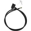 DOITOOL Adattatore per Pompa da Bicicletta per Valvole, Gonfiaggio Rapido | Accessori per Bici e Compressore Aria, Plastico Nero Portatile, per Manutenzione Casa e Ciclismo Invernale