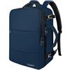 Taygeer Zaino 40x30x20 per Ryanair e Wizzair, Zaino Porta PC 15,6 Pollici | Zaino da Viaggio con Portascarpe, 24L Zaino Ryanair per Uomo e Donna, Borsa da Cabina Leggero per Scuola, Blu