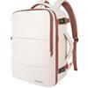 Taygeer Zaino Easyjet 45x36x20, Zaino Porta PC 15,6 Pollici, Zaini Viaggio | Zaino da Viaggio con Portascarpe, Zaino 45x36x20 Leggero per Easyjet, Borsa da Cabina Impermeabile per Scuola, lavoro, Beige