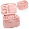 Aucuu Borsa per il Trucco, Pochette Trucchi, Borse da Toilette Impermeabile in Pelle PU, Borsa Cosmetica Portatile, Organizer da Viaggio di Grande Capacità, per Donne e Ragazze