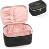 Aucuu Borsa per il Trucco, Pochette Trucchi, Borse da Toilette Impermeabile in Pelle PU, Borsa Cosmetica Portatile, Organizer da Viaggio di Grande Capacità, per Donne e Ragazze