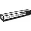 Vetrina refrigerata per sushi 82 litri - 5 vaschette GN 1/2 incluse - 180x40,6xH31,8 cm