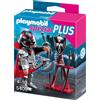 PLAYMOBIL - Cavaliere con ascia Special Plus con supporto per l'arma
