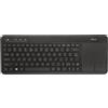 Trust Tastiera multimediale wireless Trust VEZA, con touchpad XL integrato, per laptop/PC, smart TV o console di gioco