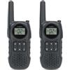 Nedis Set walkie-talkie | 2 portatili | Fino a 10 km | Canali di frequenza: 8 | PTT/VOX | fino a 3 ore | Uscita cuffie | Nero