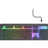 uRage Exodus 215 Tastiera illuminata da gioco USB QWERTZ nero tedesco