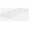 IBIM Srl Materasso 80x160 Alto 16 cm per lettino montessoriano - Waterfoam, Rivestimento Silver | Levante