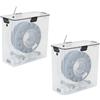 Eurowagens 2Pcs 3D Stampante Filamento Asciugatrice Scatola Ermetico E Moistureresistant