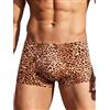 Eagerlove Boxer da Uomo con Motivo Leopardato E Vita Bassa
