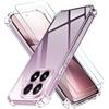 iVoler 3 in 1 Cover per Xiaomi 17T 5G con 2 Pezzi Pellicola Vetro Temperato, Custodia Antiurto Anti-Graffio Trasparente, Sottile Morbida in Silicone TPU Protettiva Case
