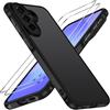 iVoler Cover Opaca per Samsung Galaxy A57 5G, 2 Pellicole per Schermo, Nero | Antiurto di Grado Militare, Anti-Impronte, Anti-Graffio, Custodia Traslucida Posteriore, Sottile, Protezione Completa