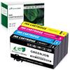 Greenjob Compatibile 405XL Cartucce d'inchiostro for Epson 405 XL Multipack Compatible con WorkForce Pro WF-3820 WF-3825 WF-4820 WF-4825 WF-4830 WF-7830 WF-7835 WF-7840 (4 Pack)