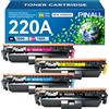 PINALL 220A Toner con chip compatibile con HP Color LaserJet Pro MFP 4302dw | 220A 220X compatibile con HP Color LaserJet Pro MFP 4302dw, 4302fdw, 4302fdn, 4202dw, 4202dn, W2200A, W2201A, W2202A, W2203A