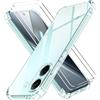 iVoler 3 in 1 Cover per Xiaomi Poco X8 Pro 5G con 2 Pezzi Pellicola Vetro Temperato, Custodia Antiurto Anti-Graffio Trasparente, Sottile Morbida in Silicone TPU Protettiva Case