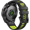 ANBEST Cinturino per Garmin Fenix 7/6/6 Pro/5/8 47mm, Cinturino 22mm Quick-fit Silicone per Fenix 7 Pro/5 Plus/Forerunner 965/955/945/935/Epix 2/Pro 47mm