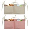 Flintronic 2PCS Borsa Appendere per Lettino, Organizer per Cameretta dei Bambini, per Letto Usato per Riporre Vestiti Pannolini Giocattoli