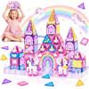 iKidiki 40 Pezzi Costruzioni Magnetiche per Bambini, Giochi da Viaggio Magneti Bambini 3 4 5 6 Anni Gioco Bambino 3 4 5 6 Anni Unicorno Regalo Bambina 3-6 Anni Giocattoli Blocchi Magnetici
