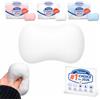 Siebkorb Asmr - Sfera antistress a forma di sapone croccante, realistica, fatta a mano, riempita di perline, antistress, simpatica, antistress, per adulti, ufficio, sollievo dall'ansia (bianco)