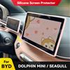 NONE Telaio protettivo per bordo schermo in silicone per auto per BYD DOLPHIN MINI SEAGULL EV Cover Accessori per finiture di navigazione per controllo centrale
