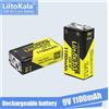 LiitoKala 9V 1100mAh batteria ricaricabile agli ioni di litio USB 9V batteria per multimetro microfono giocattolo telecomando uso KTV