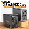 MAIWO custodia per Hard disk esterno Dual Bay da 2.5/3.5 pollici con Docking Station per Hard disk da 4 RAID HD Array da SATA a USB 3.0