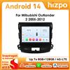 HIZPO Autoradio Android 9" Hizpo 2Din per Citroen C-Crosser Peugeot 4007 Mitsubishi Outlander 2 2005 - 2011 Snapdragon 360 ° CAM