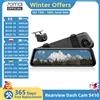 70mai Retrovisore Dash Cam S410 Touch Screen da 9,35 pollici Registrazione a doppio canale HDR 1440P 138 FOV 70mai Car DVR S410 Supercapatior